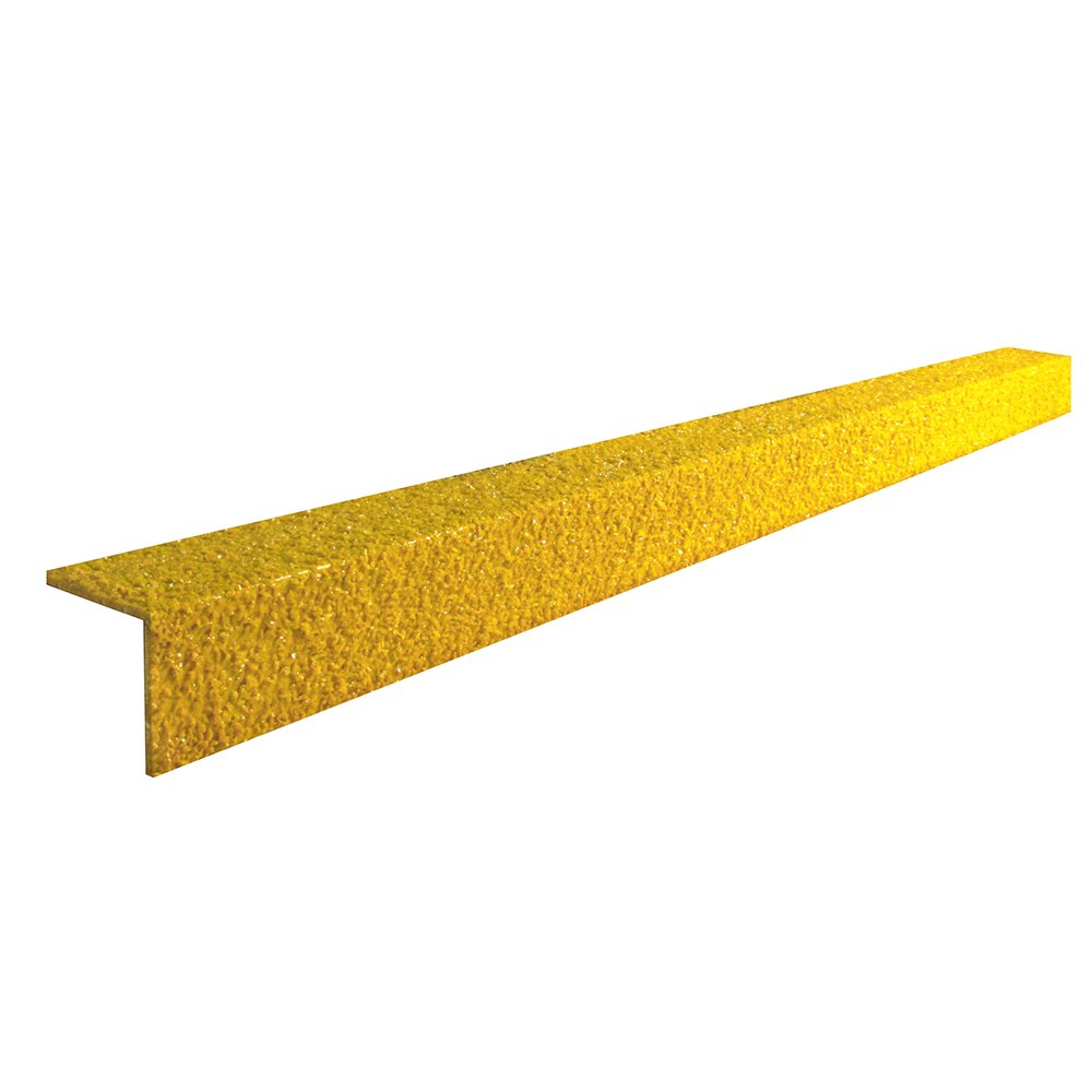 Treppenkantenprofil Treppenkantenschutz GFK Siliziumkarbid Rutschhemmend Singalfarbe Sicherheit Treppen