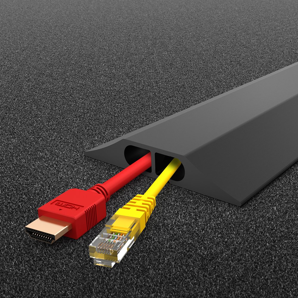 Mostek kablowy Wielokanałowy Dwukanałowa ochrona kablowa Biuro Kanał kablowy