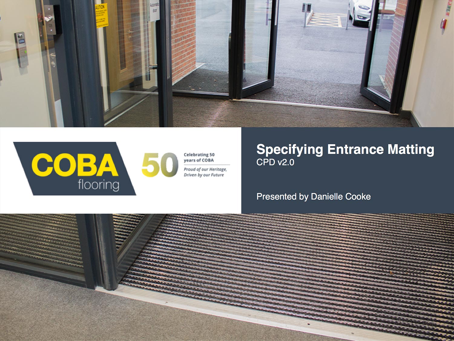 CPD specifying entrance matting