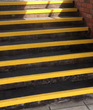 GRP Stair Tread for Torridge District Council