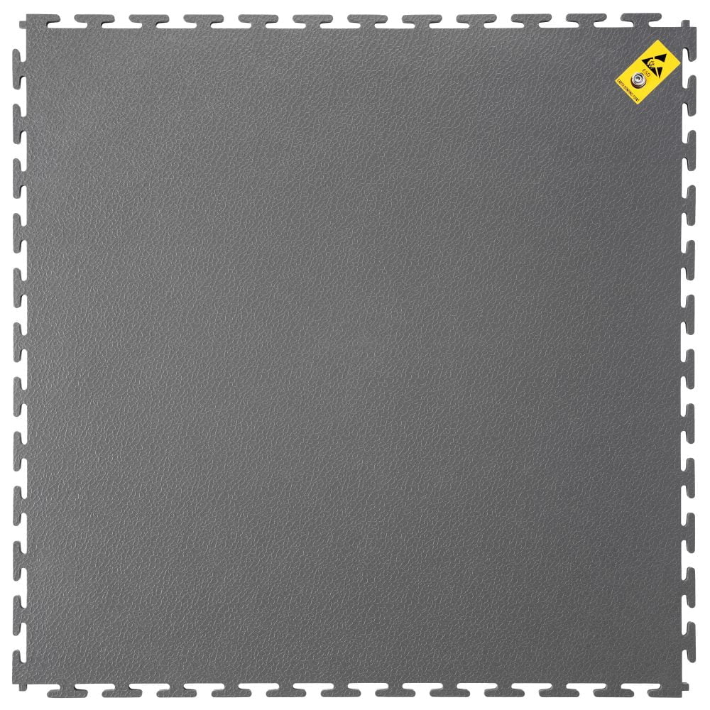 Isolated-image-of-a-grey-Tough-Lock- ESD-tile-on-a-white-background